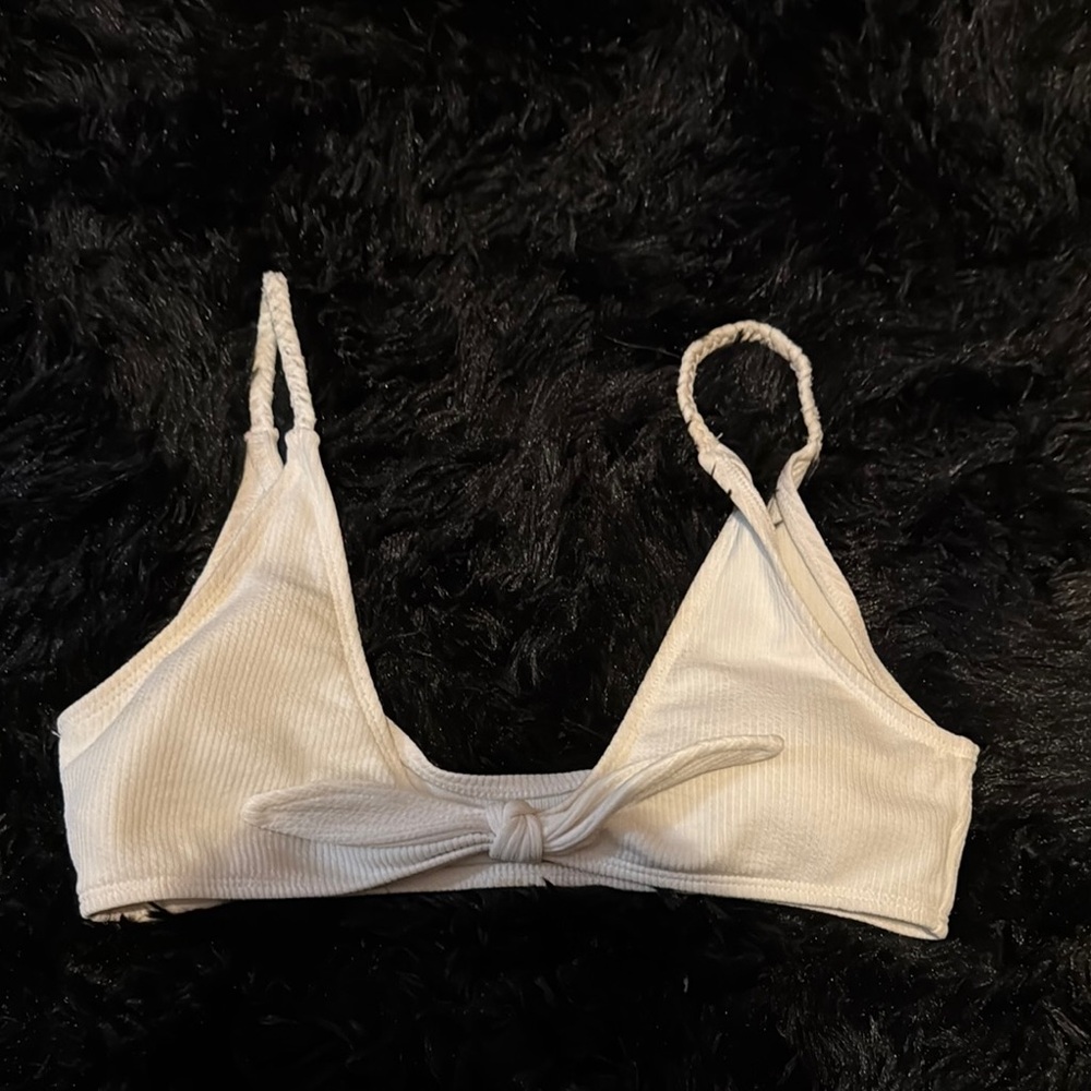 Zaful White Bikini Top Small